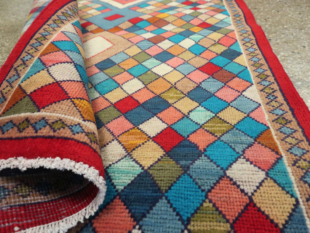 Vintage Persian Mahal Rug, No.26302 - Gsblank