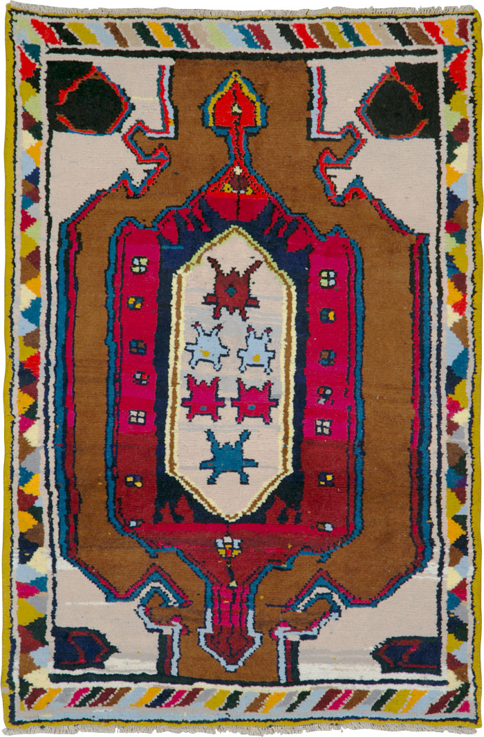 Vintage Persian Hamadan Rug, No.26304 - Gsblank