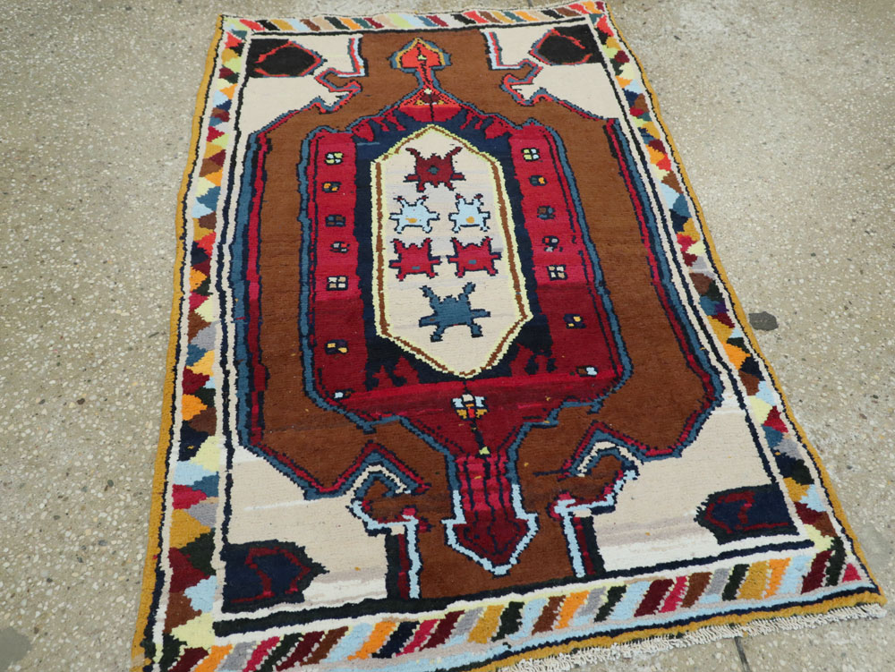 Vintage Persian Hamadan Rug, No.26304 - Gsblank