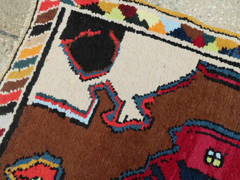 Vintage Persian Hamadan Rug, No.26304 - Gsblank