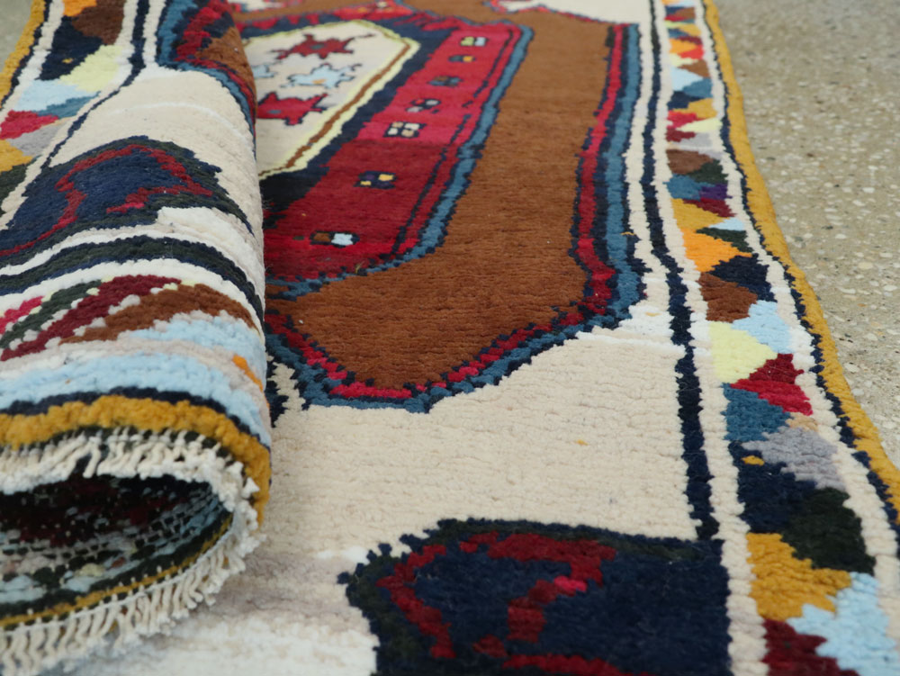 Vintage Persian Hamadan Rug, No.26304 - Gsblank