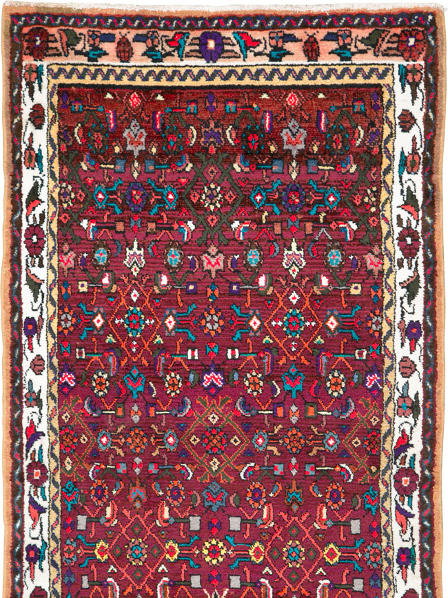 Vintage Persian Hamadan Rug, No.26306 - Gsblank