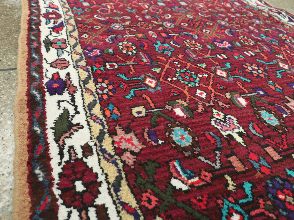 Vintage Persian Hamadan Rug, No.26306 - Gsblank