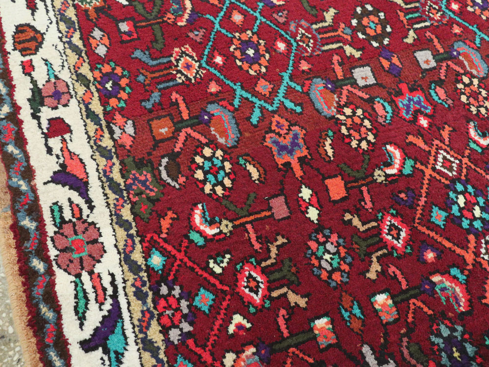 Vintage Persian Hamadan Rug, No.26306 - Gsblank