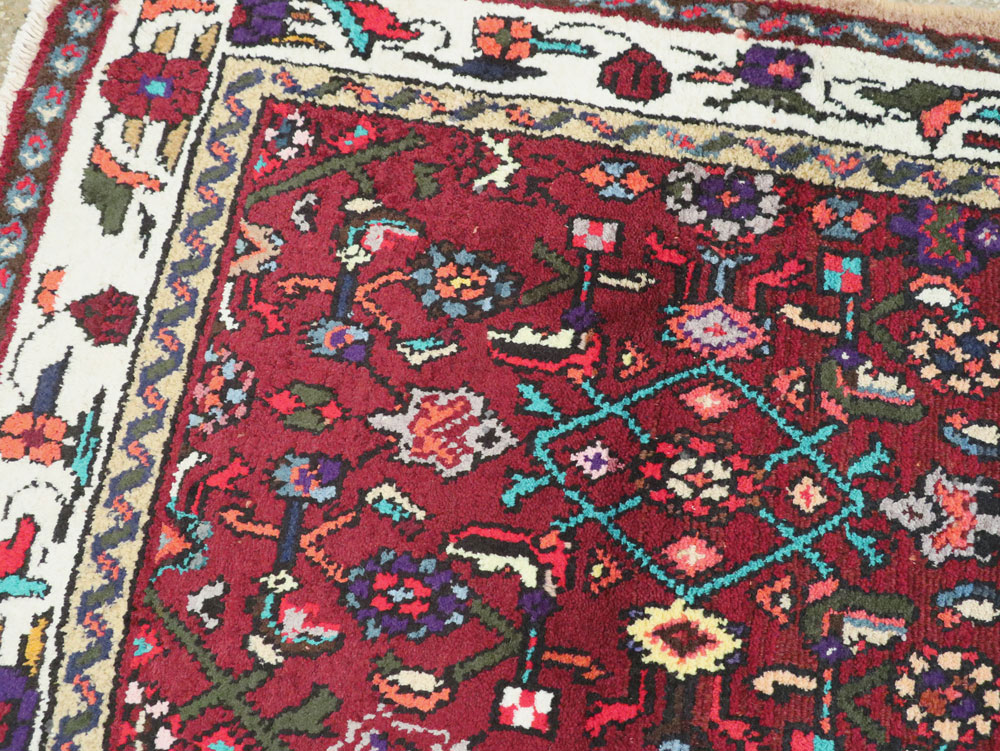 Vintage Persian Hamadan Rug, No.26306 - Gsblank