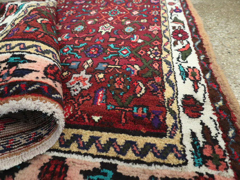 Vintage Persian Hamadan Rug, No.26306 - Gsblank