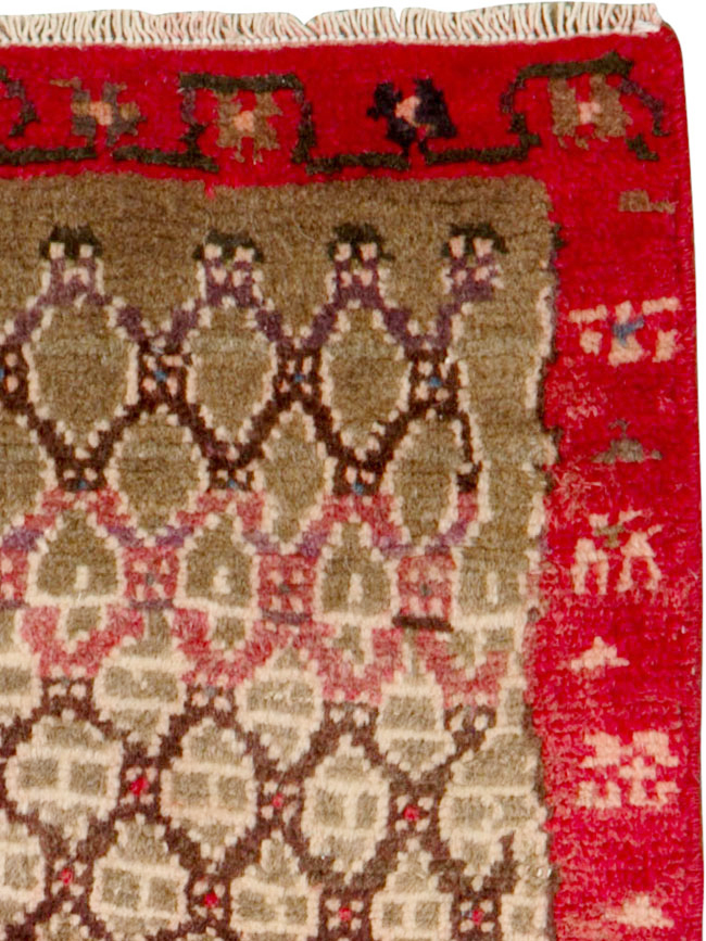 Vintage Persian Hamadan Rug, No.26308 - Gsblank