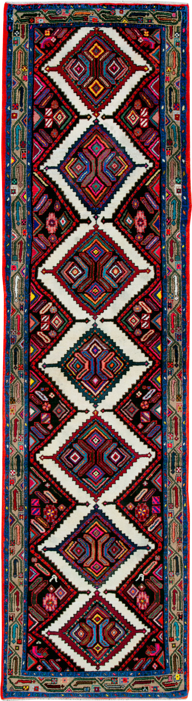 Vintage Persian Hamadan Rug, No.26309 - Gsblank