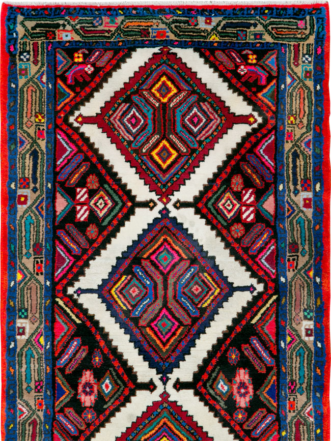 Vintage Persian Hamadan Rug, No.26309 - Gsblank