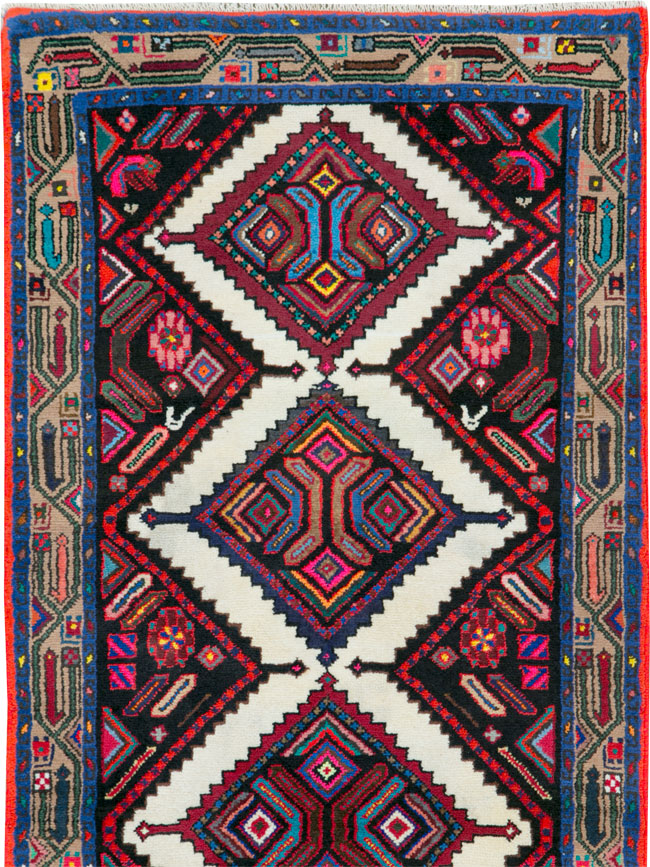 Vintage Persian Hamadan Rug, No.26309 - Gsblank