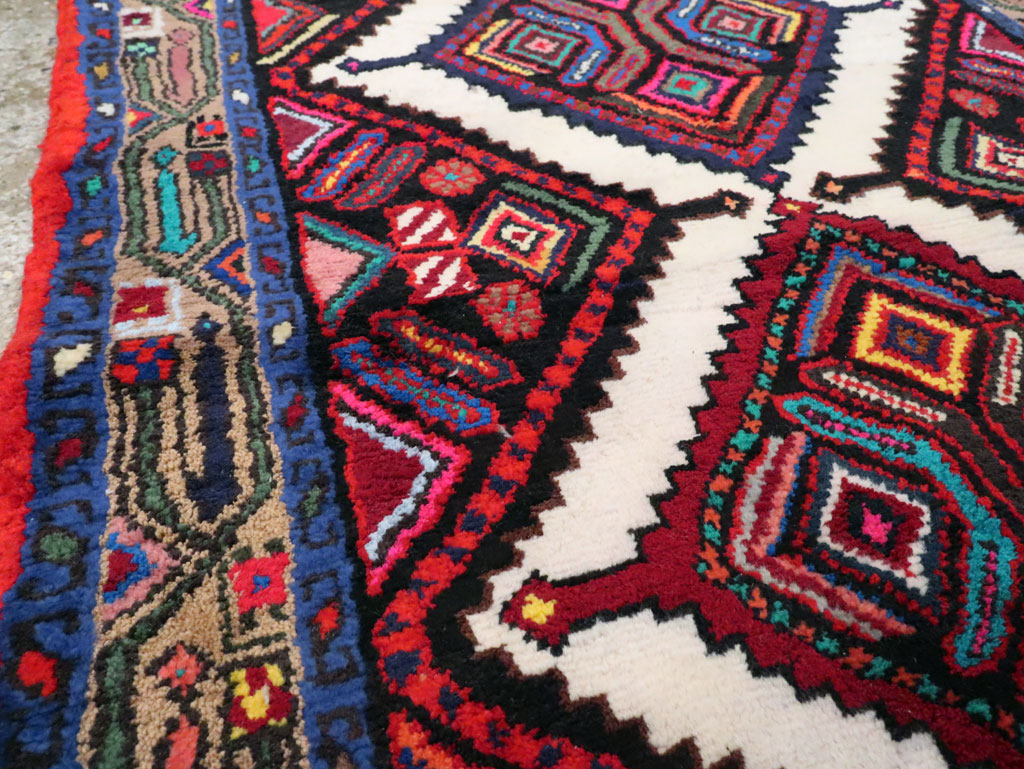 Vintage Persian Hamadan Rug, No.26309 - Gsblank
