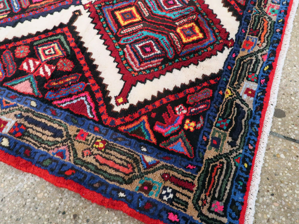 Vintage Persian Hamadan Rug, No.26309 - Gsblank