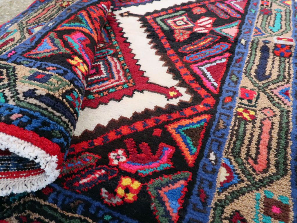 Vintage Persian Hamadan Rug, No.26309 - Gsblank