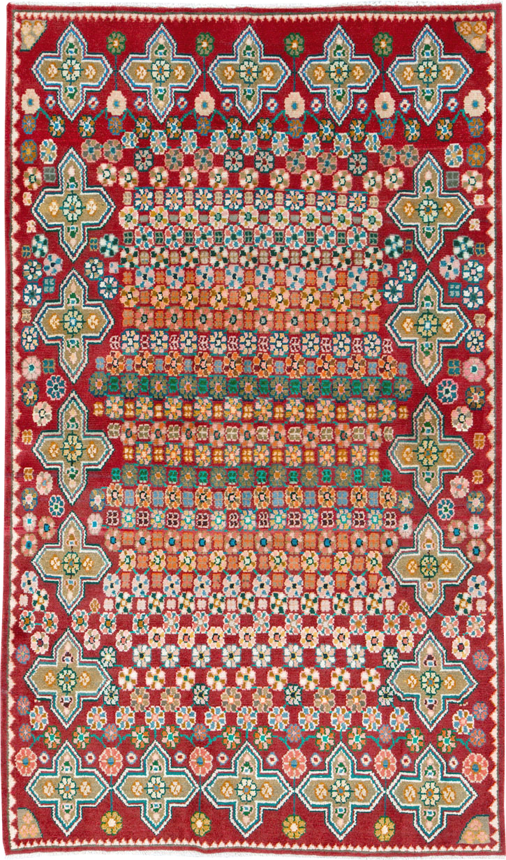 Vintage Persian Kashan Rug, No.26310 - Gsblank