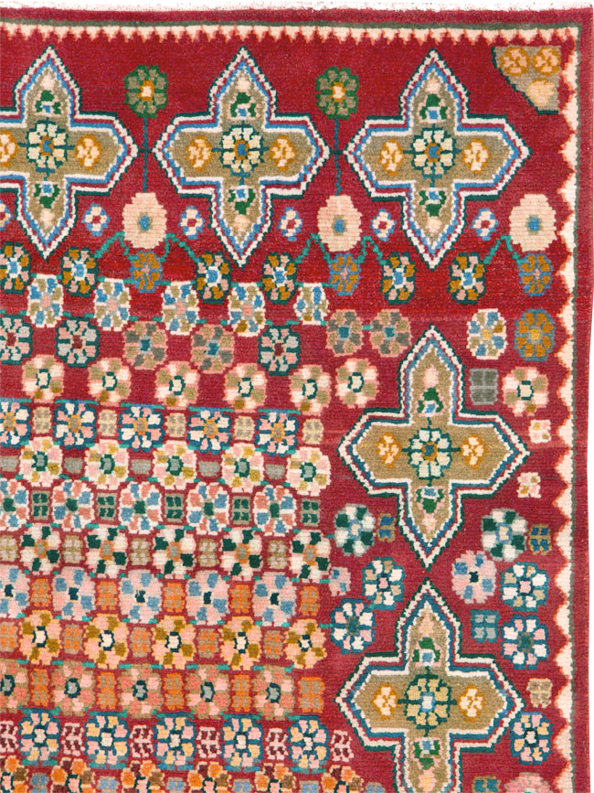 Vintage Persian Kashan Rug, No.26310 - Gsblank