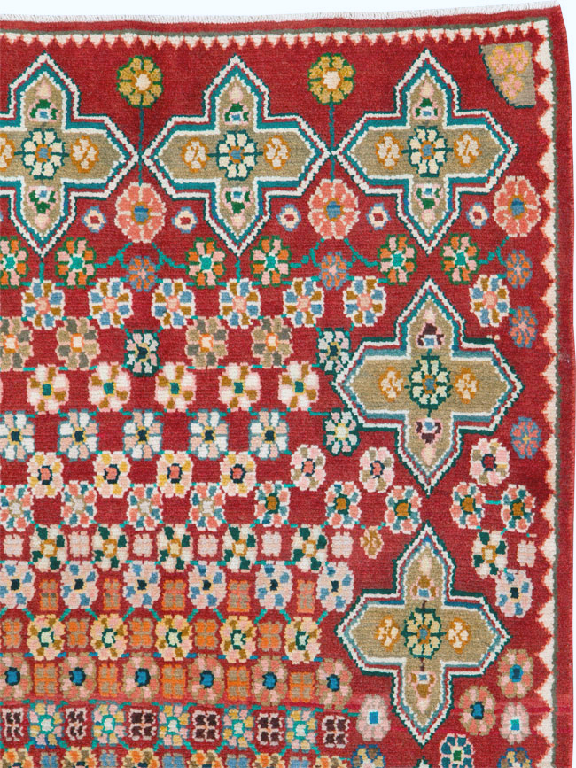 Vintage Persian Kashan Rug, No.26310 - Gsblank