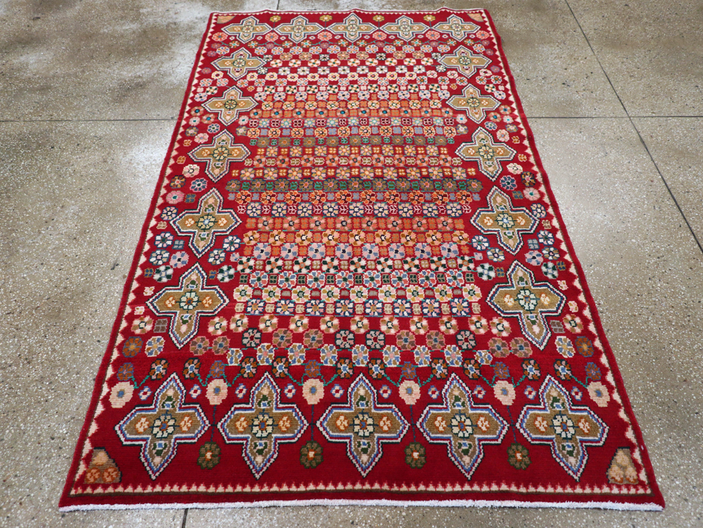 Vintage Persian Kashan Rug, No.26310 - Gsblank