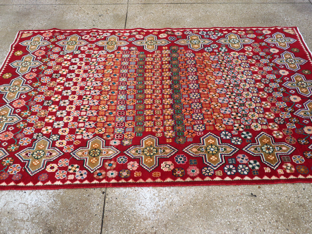 Vintage Persian Kashan Rug, No.26310 - Gsblank