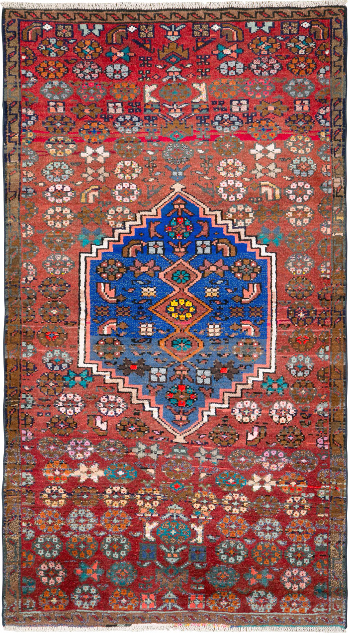 Vintage Persian Hamadan Rug, No.26312 - Gsblank