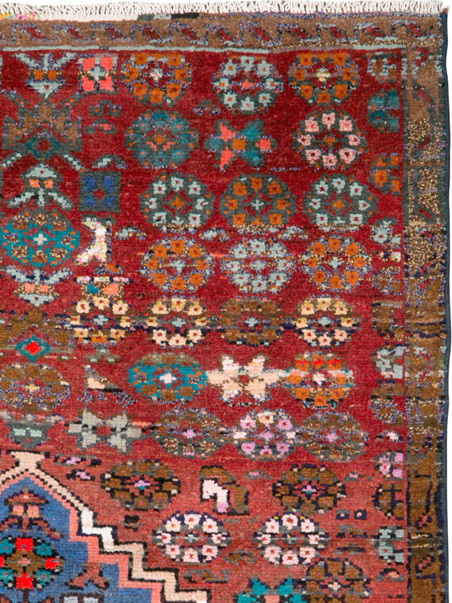 Vintage Persian Hamadan Rug, No.26312 - Gsblank