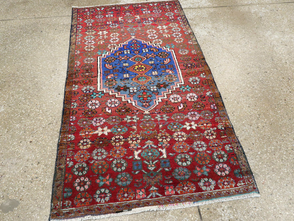 Vintage Persian Hamadan Rug, No.26312 - Gsblank