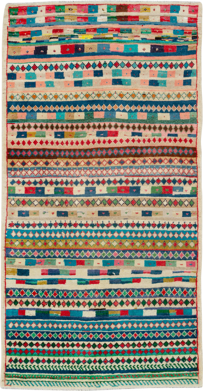 Vintage Persian Mahal Rug, No.26314 - Gsblank