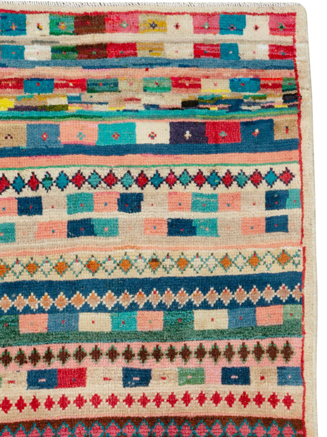 Vintage Persian Mahal Rug, No.26314 - Gsblank