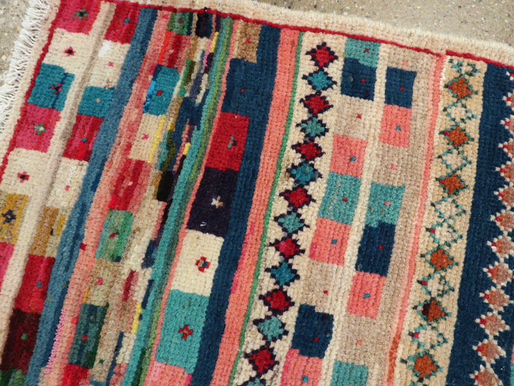Vintage Persian Mahal Rug, No.26314 - Gsblank