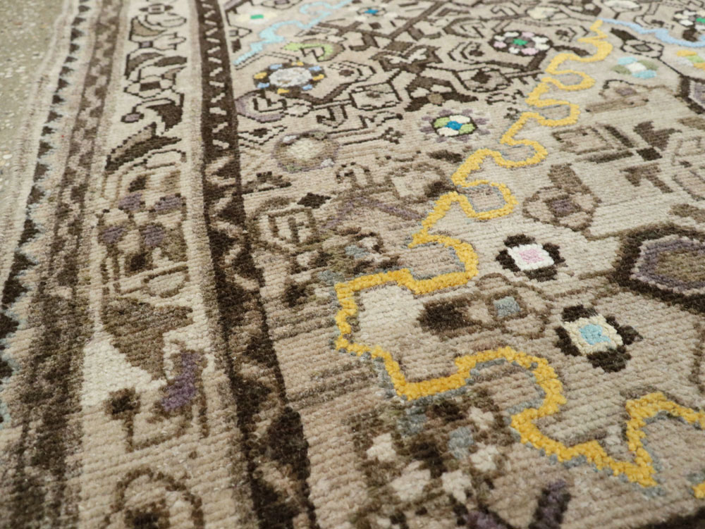 Vintage Persian Malayer Square Rug, No.26320 - Gsblank