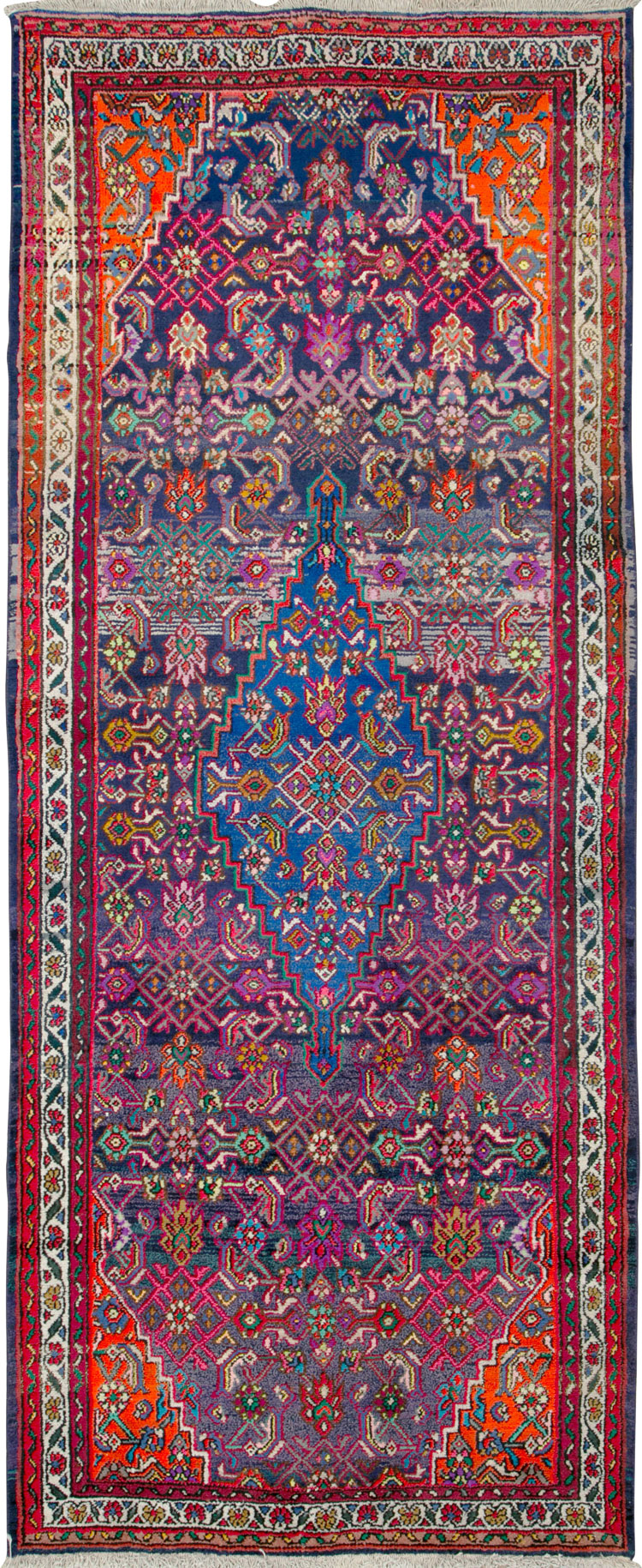 Vintage Persian Hamadan Gallery Carpet, No.26324 - Gsblank