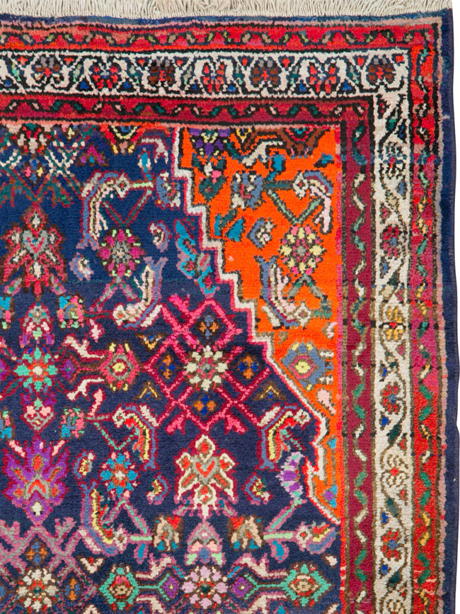 Vintage Persian Hamadan Gallery Carpet, No.26324 - Gsblank