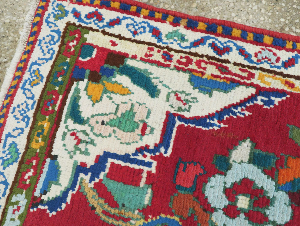 Vintage Persian Hamadan Rug, No.26327 - Gsblank
