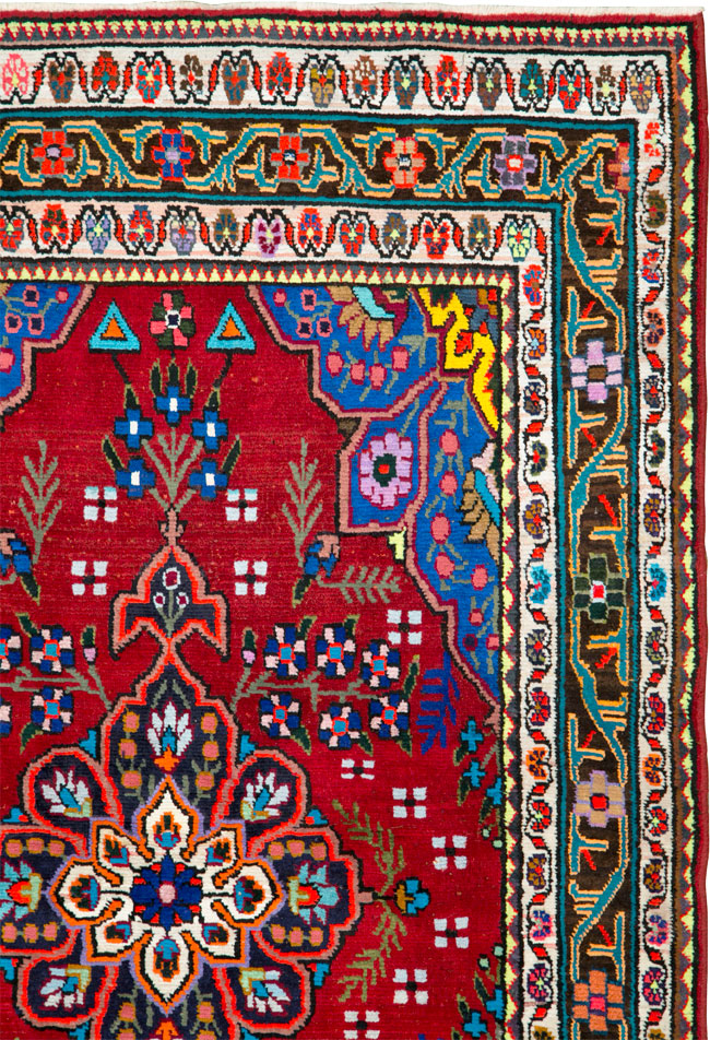Vintage Persian Mahal Rug, No.26330 - Gsblank