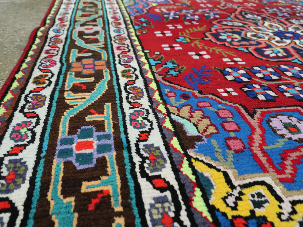 Vintage Persian Mahal Rug, No.26330 - Gsblank