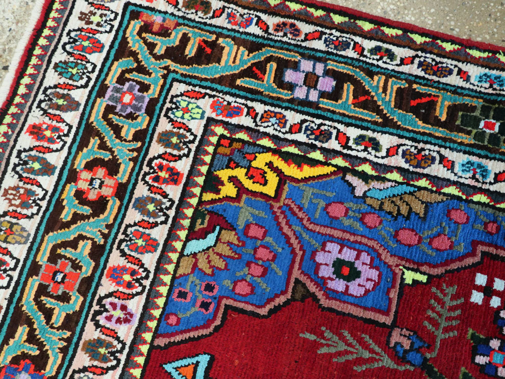 Vintage Persian Mahal Rug, No.26330 - Gsblank