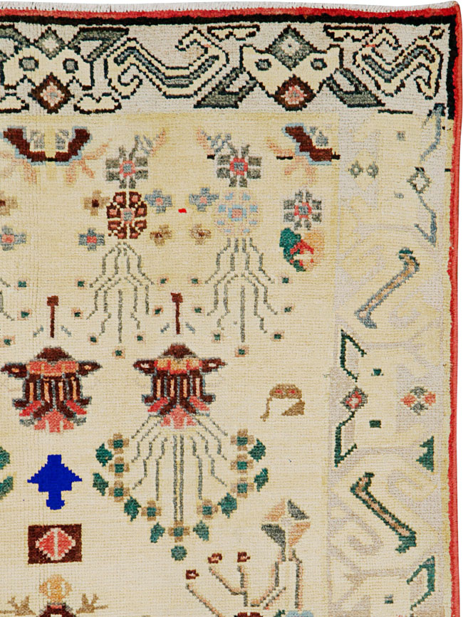 Vintage Persian Hamdan Rug, No.26332 - Gsblank