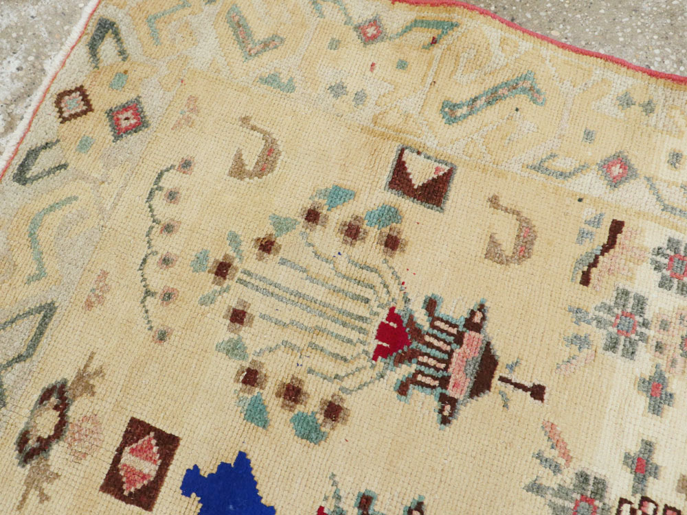 Vintage Persian Hamdan Rug, No.26332 - Gsblank
