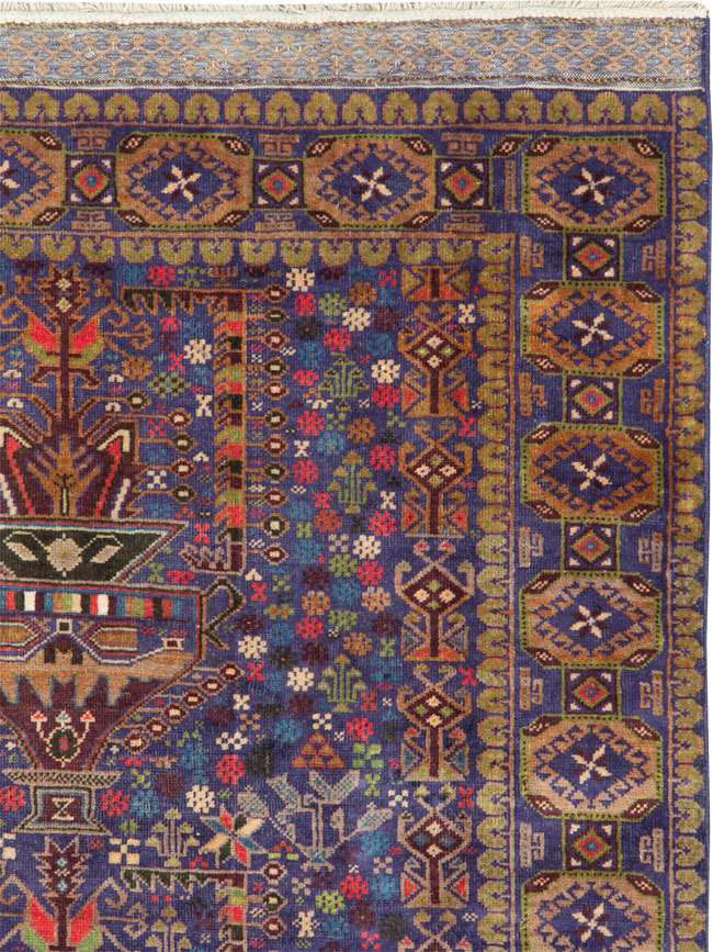 Vintage Persian Baluch Rug, No.26336 - Gsblank