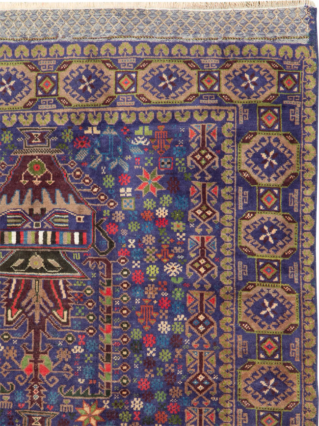 Vintage Persian Baluch Rug, No.26336 - Gsblank