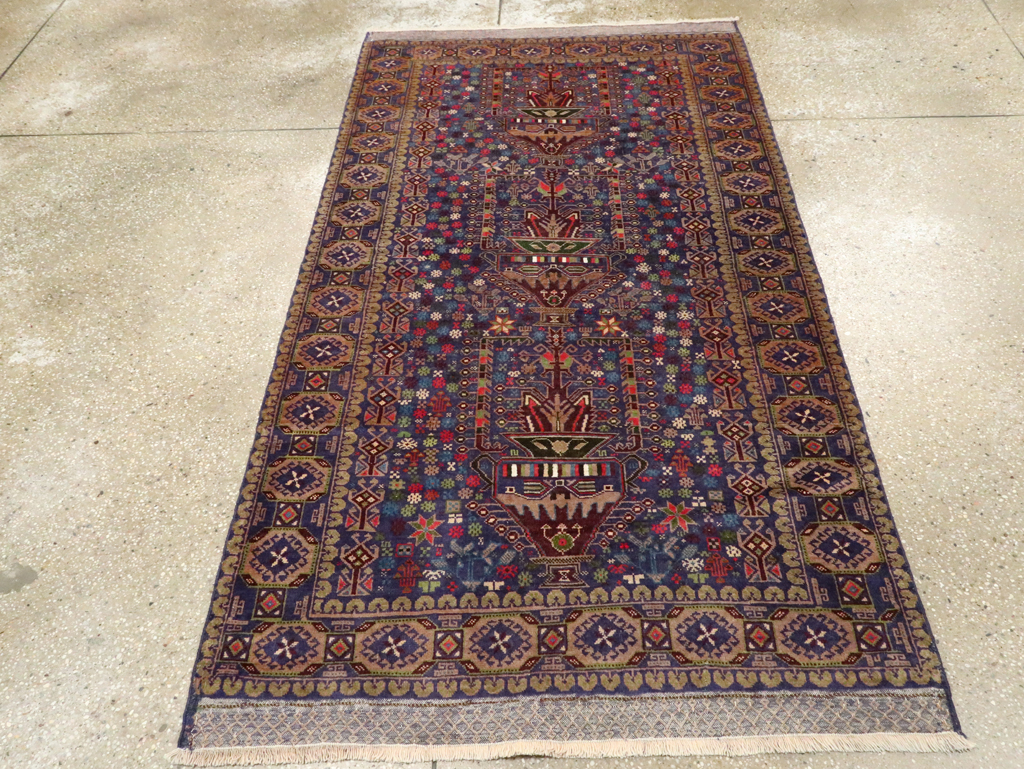 Vintage Persian Baluch Rug, No.26336 - Gsblank