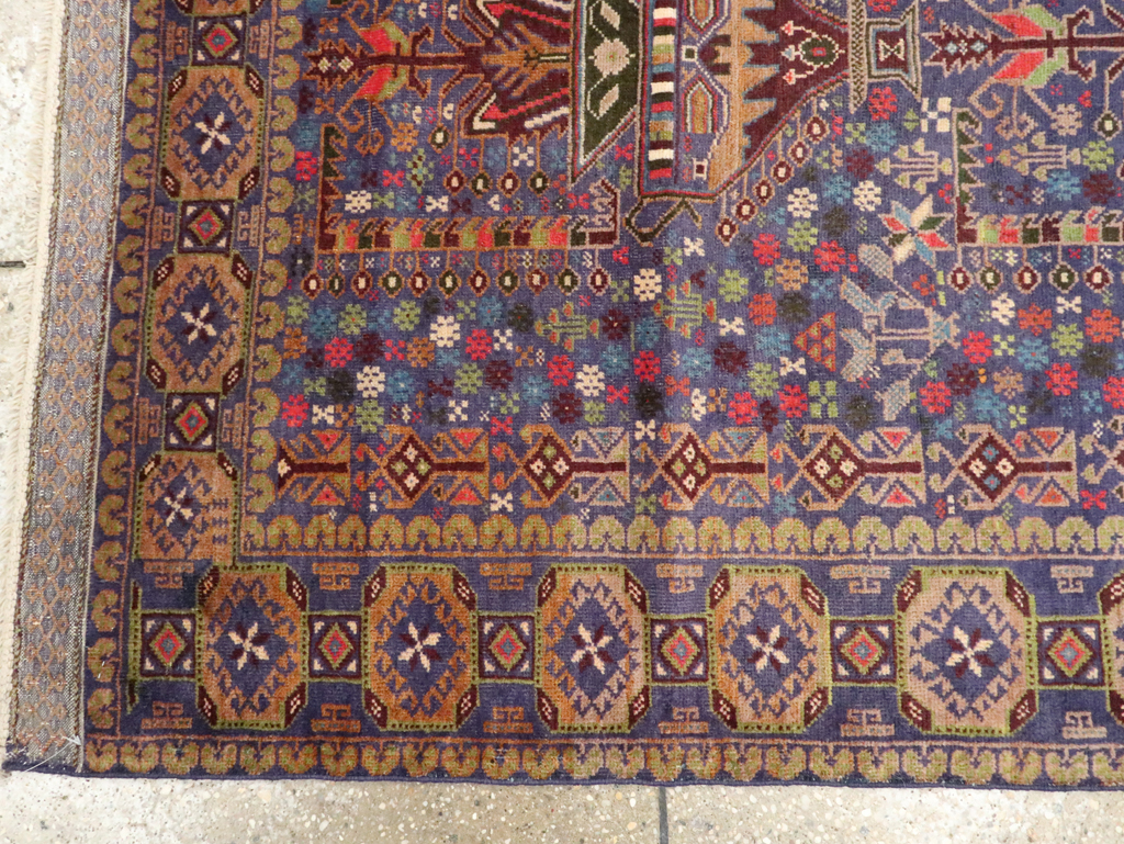 Vintage Persian Baluch Rug, No.26336 - Gsblank