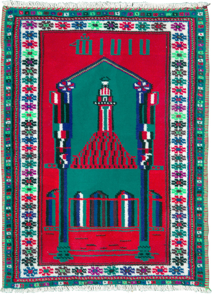 Vintage Persian Baluch Rug, No.26338 - Gsblank