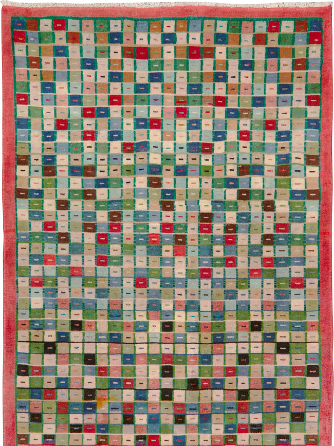 Vintage Persian Mahal Rug, No.26340 - Gsblank