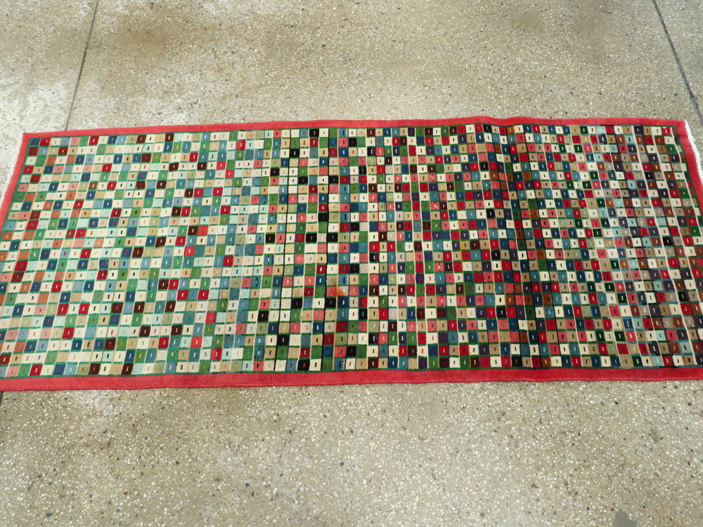 Vintage Persian Mahal Rug, No.26340 - Gsblank