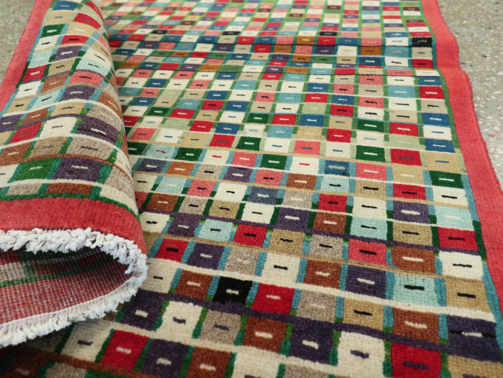 Vintage Persian Mahal Rug, No.26340 - Gsblank