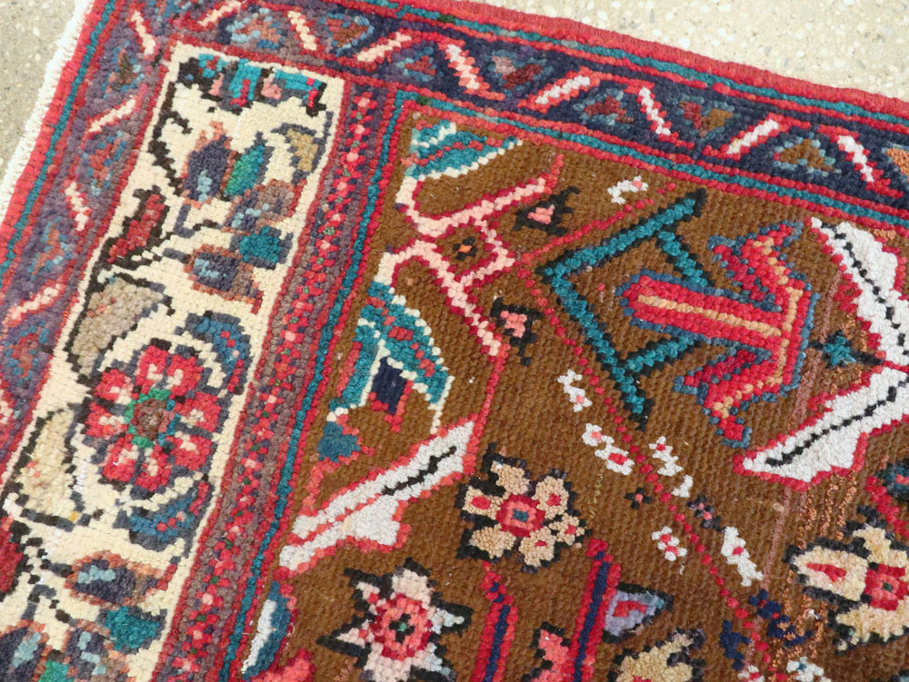 Vintage Persian Mahal Wagireh Sampler Rug, No.26342 - Gsblank