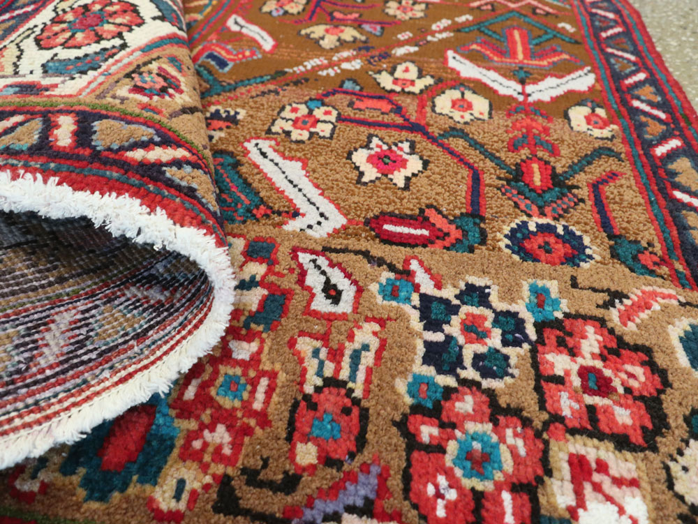 Vintage Persian Mahal Wagireh Sampler Rug, No.26342 - Gsblank