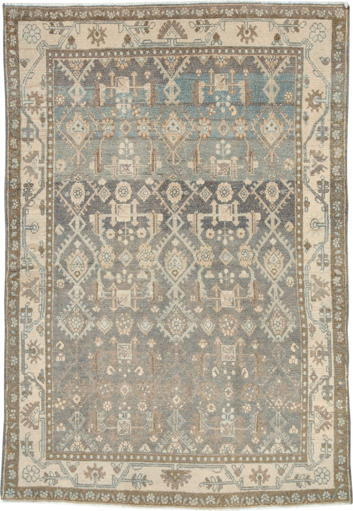 Vintage Persian Malayer Rug, No.26351 - Gsblank