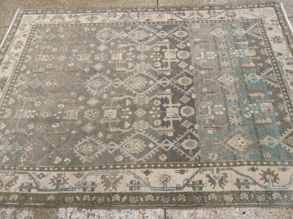 Vintage Persian Malayer Rug, No.26351 - Gsblank