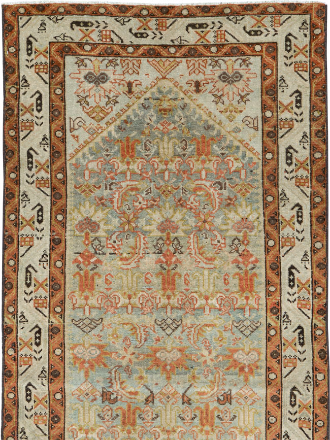 Vintage Persian Malayer Long Runner, No.26353 - Gsblank